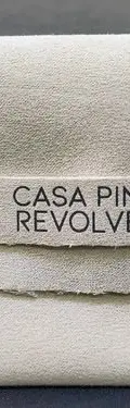 Estuche Bolsita De Gamuza Para Joyería Casa Pink Revolver Beige — Coleccionables vintage (foto 2)