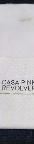 Estuche Bolsita De Gamuza Para Joyería Casa Pink Revolver Beige — Coleccionables vintage (foto 4)