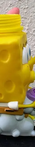 Vaso Bob Esponja Y Patricio Burbujas 2003 Viacom Original Amarillo Y Rosa — Coleccionables vintage, años NOW (foto 4)