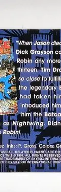 Tarjeta Batman: Saga The Dark Night #60 Skybox Dc 1994 — Coleccionables vintage, años 90s (foto 2)