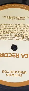 Disco Lp Acetato The Who Who Are You Mca Records 1976 Usa Estándar — Audio vintage, años 70s (foto 8)
