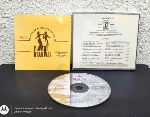 Cd Gran Vals Orquesta Vienna Volksoper J.strauss 1994 Aleman