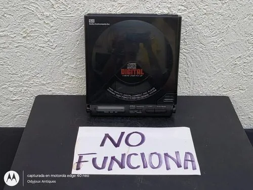 Discman Seiko Digital 3-beam Láser Pick Up Phx-50cd No Sirve Negro — Audio vintage, años 90s