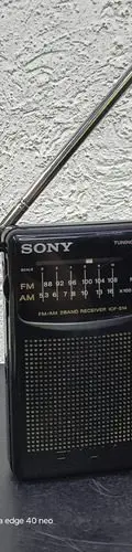 Radio Antiguo Portátil Sony Icf-s14 Fm/am 2band Receiver — Audio vintage, años 80s