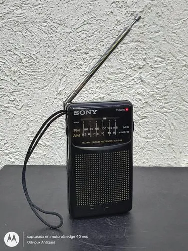 Radio Antiguo Portátil Sony Icf-s14 Fm/am 2band Receiver
