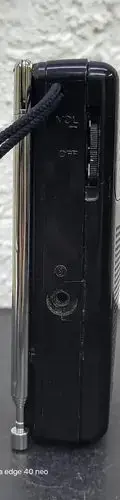 Radio Antiguo Portátil Sony Icf-s14 Fm/am 2band Receiver — Audio vintage, años 80s (foto 6)