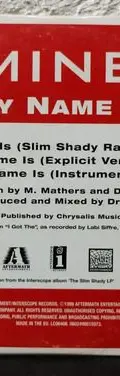 Cd Eminem - Hi! My Names Is Slim Shady Single 1999 Usa Sencillo — Audio vintage, años 90s (foto 4)