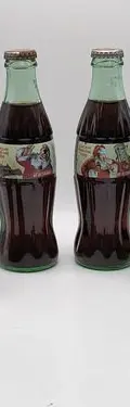 Pack Botellas Coca Cola Navidad Ed Especial 1999 Vintage 6pz Botellas Navidad Coca Cola 1999 — Coleccionables vintage, años 90s