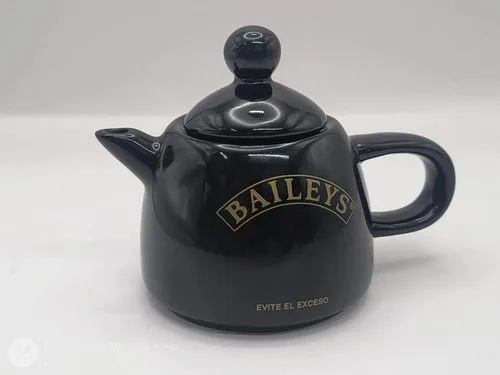 Tetera Mini Baileys De Cerámica Promocional De Colección 9cm Negro