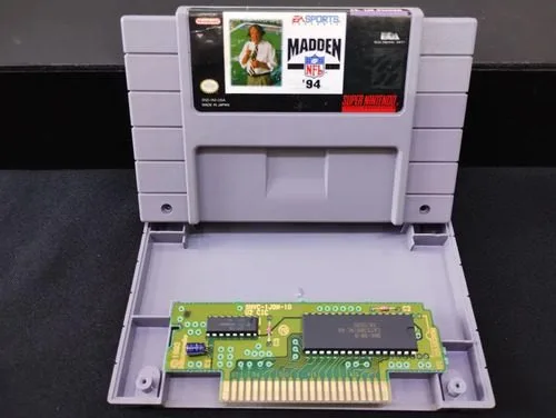 Madden Nfl 94 Snes Super Nintendo Juego Original — Gaming vintage, años 90s