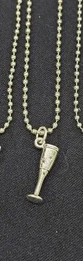 Lote Collares Colgantes Instrumentos Musicales Acero 32pz Plateado — Coleccionables vintage (foto 3)