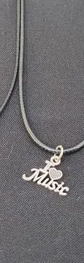 Lote Collares Colgantes Instrumentos Musicales Acero 32pz Plateado — Coleccionables vintage (foto 7)