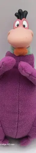 Lote 3 Peluches Los Picapiedra 1994 Hanna Barbera Holanda Violeta — Coleccionables vintage, años 90s (foto 7)