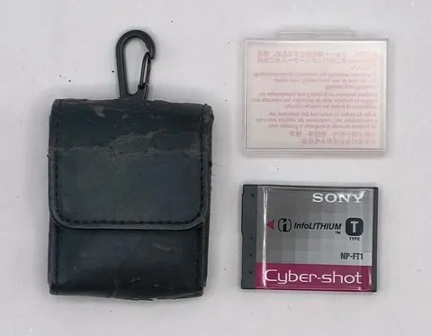 Sony Cyber-shot Np-ft1 Type T Original Usado Plata Con Rosa