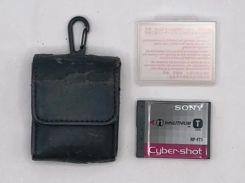 Sony Cyber-shot Np-ft1 Type T Original Usado Plata Con Rosa — Tech vintage, años NOW