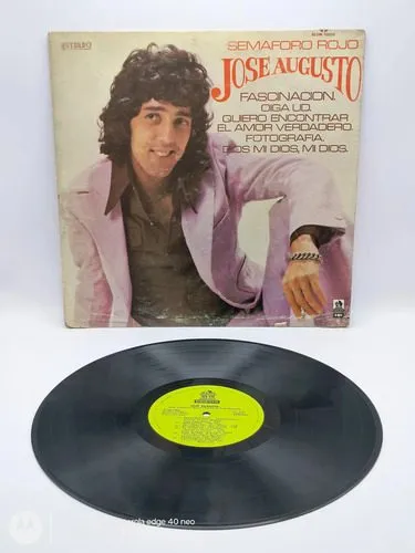 Disco Lp Acetato Jose Augusto Semáforo Rojo Emi 1975 Estándar