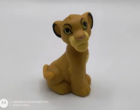 Figura Simba El Rey León Colección Bimbo Vintage Disney 90's