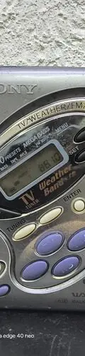 Sony Walkman Wm-fx281 Tv Tuner Weather Band Fm/am Cassette — Audio vintage, años 90s (foto 2)