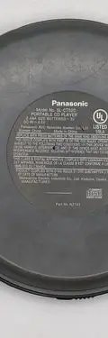 Discman Panasonic Sl-ct520 Cd/mp3 Y Convertidor D Batería Aa Plateado Con Azul — Audio vintage, años 90s (foto 4)