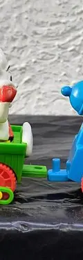 Figuras Tren Navideño Ricolino De Los 90's Vagon Lote 2-pack — Coleccionables vintage, años 90s (foto 6)