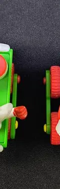 Figuras Tren Navideño Ricolino De Los 90's Vagon Lote 2-pack — Coleccionables vintage, años 90s (foto 7)