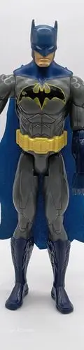 Figura Batman Dc Comics Mattel Super Hero Capa Azul 30cm — Coleccionables vintage