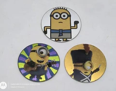 Tazos Minions #52 #110 #121 Sabritas Universal Studios 3pz