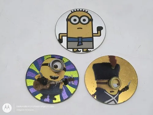 Tazos Minions #52 #110 #121 Sabritas Universal Studios 3pz — Coleccionables vintage, años 90s