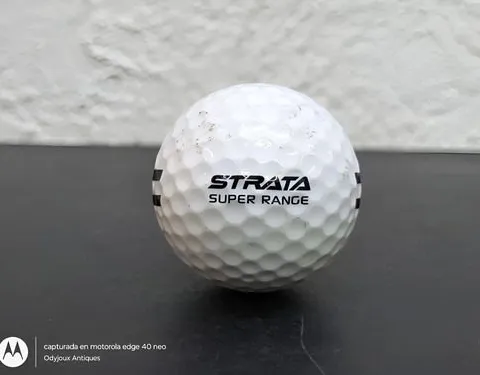 Pelota De Golf Strata Super Range Original Usada Blanco