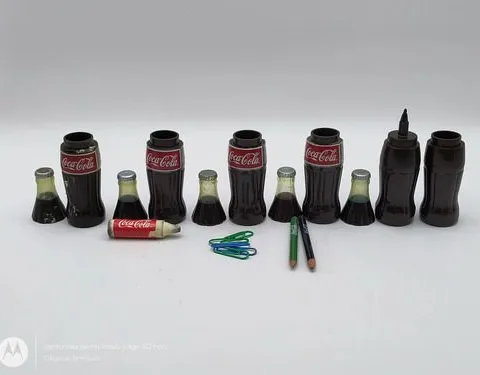 Lote Botellitas Escolares Coca Cola 6-pack 1995 Con Detalle