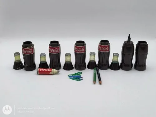 Lote Botellitas Escolares Coca Cola 6-pack 1995 Con Detalle — Coleccionables vintage, años 90s