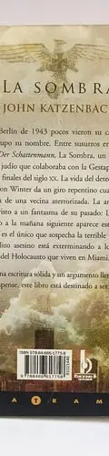 La Sombra John Katzenbach Ediciones B 2007 1ra Ed. Barcelona