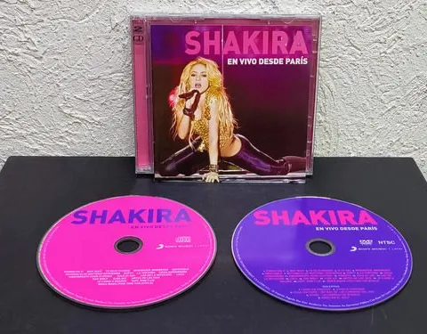 Cd Shakira En Vivo Desde París 2011 Sony Music Original Edición Limitada