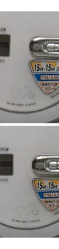 Discman Sony Cd Walkman Radio Fm/am Mp3 D-nf430 Original Plateado Con Blanco