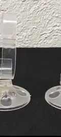 Exhibidores Para Reloj Sencillos De Plástico 5pz Usado — Coleccionables vintage (foto 2)
