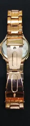 Reloj De Pulso Paul Jardin Metálico Dorado Rosado Original Dorado Rosado Blanco — Coleccionables vintage (foto 6)