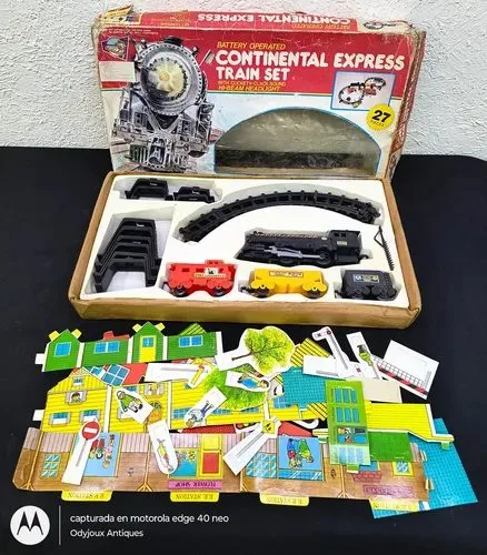 Continental Express Train Set En Caja Vintage 80s Incompleto — Coleccionables vintage, años 80s