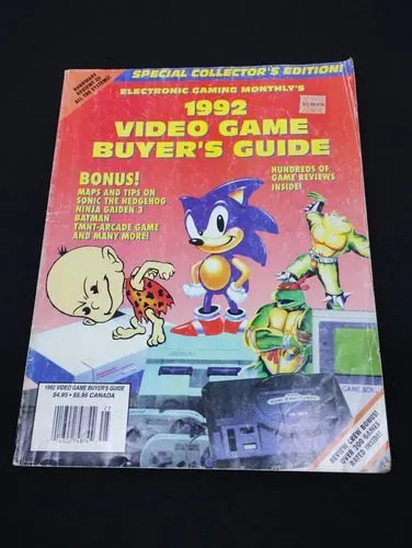 Revista Video Game Buyer's Guide 1992 Ed. Especial Colección