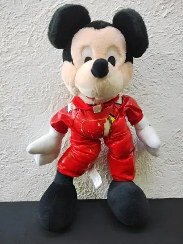 Peluche Mickey Mouse Walt Disney Vintage 90's 35cm Original Rojo — Coleccionables vintage, años 90s