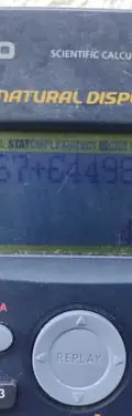 Calculadora Científica Casio Fx-500es Usado Original Azul Marino — Tech vintage, años NOW (foto 5)