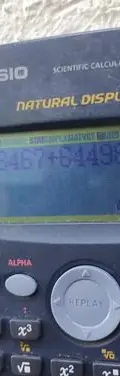 Calculadora Científica Casio Fx-500es Usado Original Azul Marino — Tech vintage, años NOW (foto 6)
