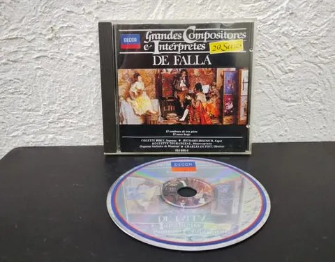 Cd Grandes Compositores E Intérpretes 2a Serie - De Falla  Estándar