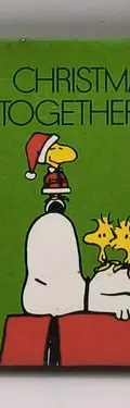Mini Libro Snoopy Navidad Es Tiempo Juntos Peanuts 1980 Vtg