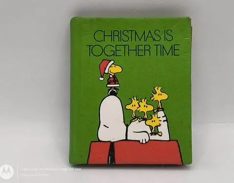 Mini Libro Snoopy Navidad Es Tiempo Juntos Peanuts 1980 Vtg