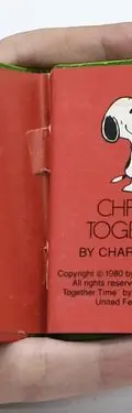 Mini Libro Snoopy Navidad Es Tiempo Juntos Peanuts 1980 Vtg