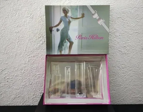 Caja Set Paris Hilton Solo Caja Original Uso Rosa 1
