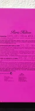 Caja Set Paris Hilton Solo Caja Original Uso Rosa 1 — vintage México (foto 4)
