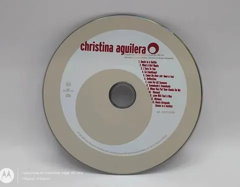 Cd Christina Aguilera Homónimo 1999 Bmg Solo Disco Original Estándar