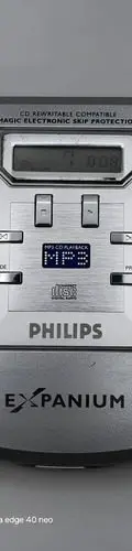 Discman Philips Expanium Exp103/17 Mp3 Retro Año 2000 Plateado — Audio vintage, años NOW