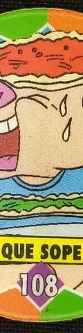 Tazo Máster Tazos Tiny Toons 1994 #108 Que Sope Hampton — Coleccionables vintage, años 90s (foto 2)